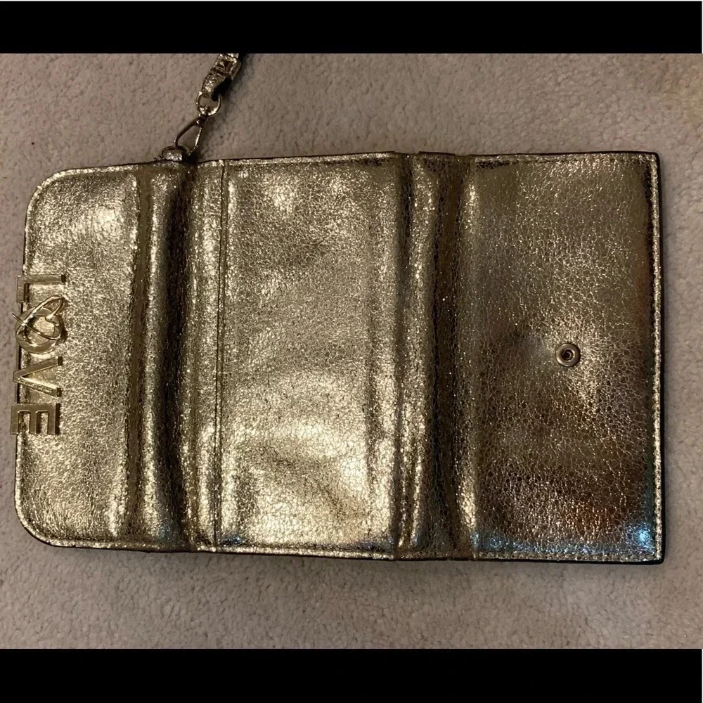 VICTORIA’S Secret shimmer phone wallet, golden - Picture 2 of 16